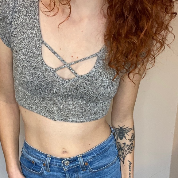 BP crop top, grey, size S - Picture 7 of 10